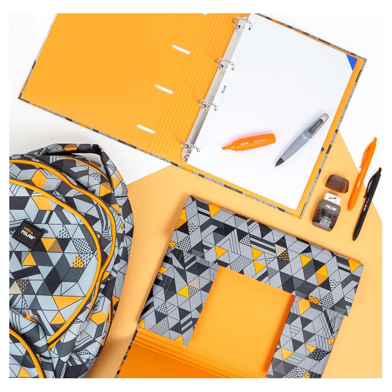 Carpeta Anillas Con Goma Cube Milan