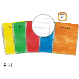 Golden Cuaderno T.N. 4º 80H Pauta 3,5 Mm Surtido