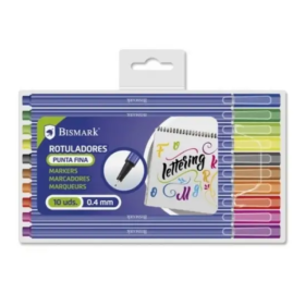 Rotulador Punta Fina 10 Colores Set Lettering