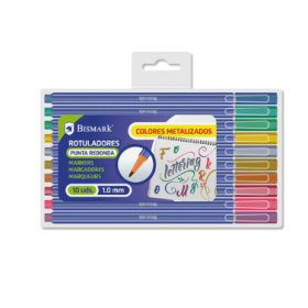 Rotulador Punta Metálica 10 Colores Set