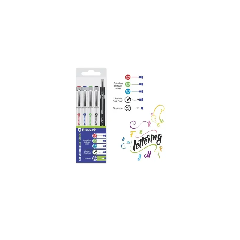 Set 3 Rot. Color Calibrados + Punta Pincel