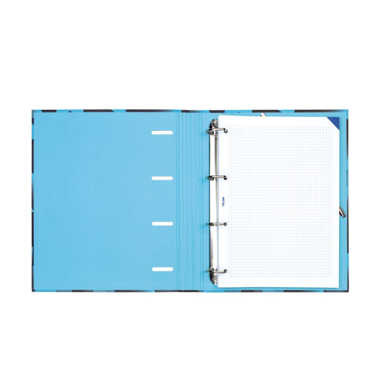 Carpeta Anillas Con Goma Fusion Milan