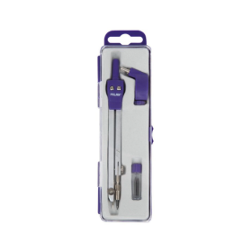 Estuche Compas Azul Con Adaptador Milan De Vuelta Al Cole