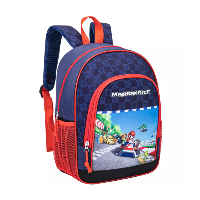 Mochila Super Mario Kart 38 Cm Adaptable De Vuelta Al Cole