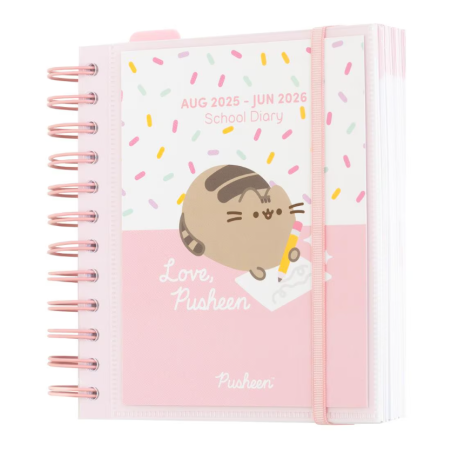 Agenda Escolar Pusheen 2025/26 Día/Página Vuelta Al Cole