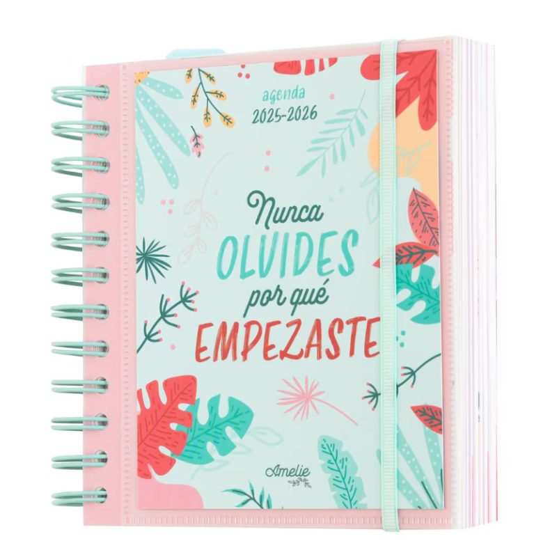 Agenda Escolar Amelie 2025/26 Día/Página Vuelta AL Cole
