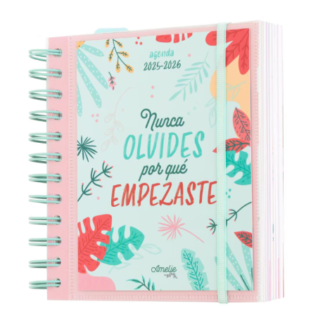 Agenda Escolar Amelie 2025/26 Día/Página Vuelta AL Cole