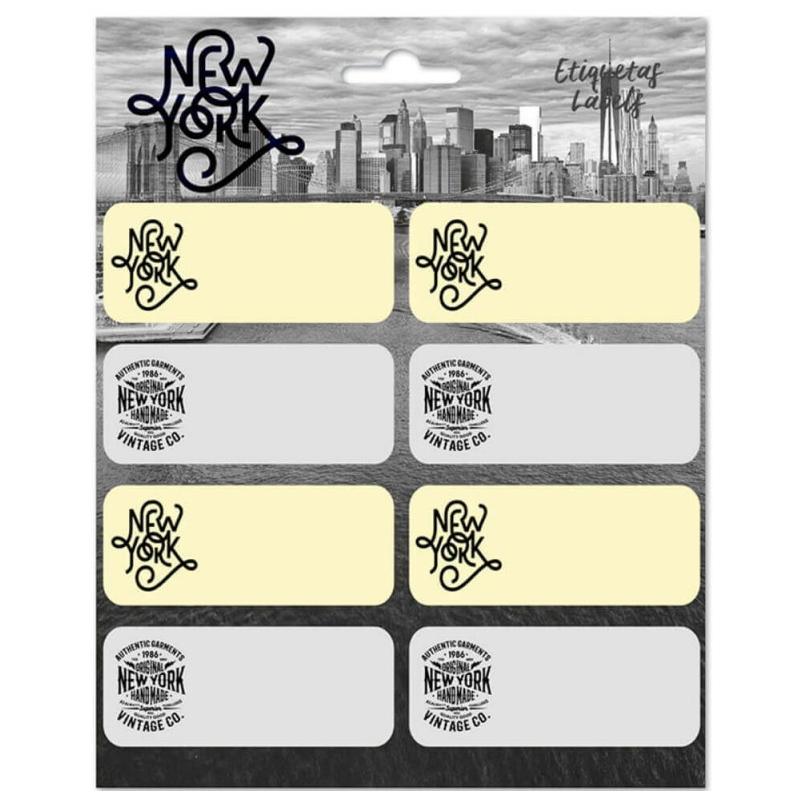 Etiquetas Escolares New York