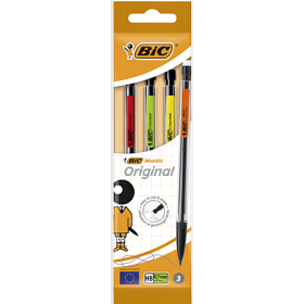 Portaminas BIC Matic Classic 0.7 Mm Pack De 3 Unidades