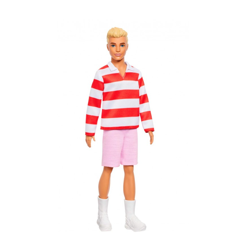 Ken Fashionista Polo Rayas De Mattel