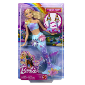 Barbie Sirena Mágica De Flores De Mattel