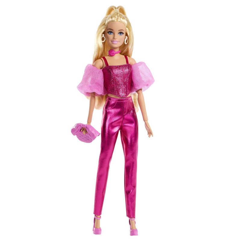 Barbie Deluxe Conjunto Rosa Metalizado De Mattel