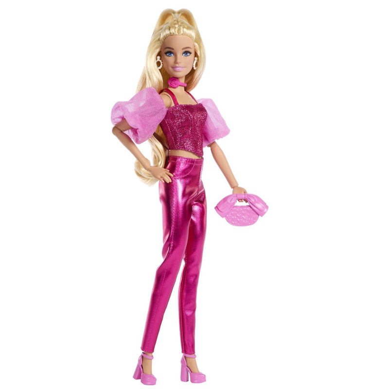 Barbie Deluxe Conjunto Rosa Metalizado