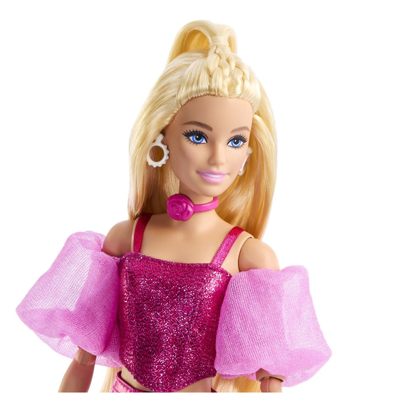 Barbie Deluxe Conjunto Rosa Metalizado