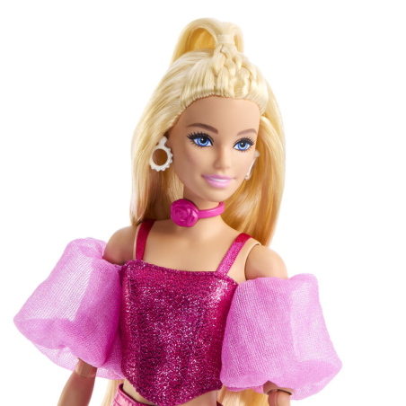 Barbie Deluxe Conjunto Rosa Metalizado