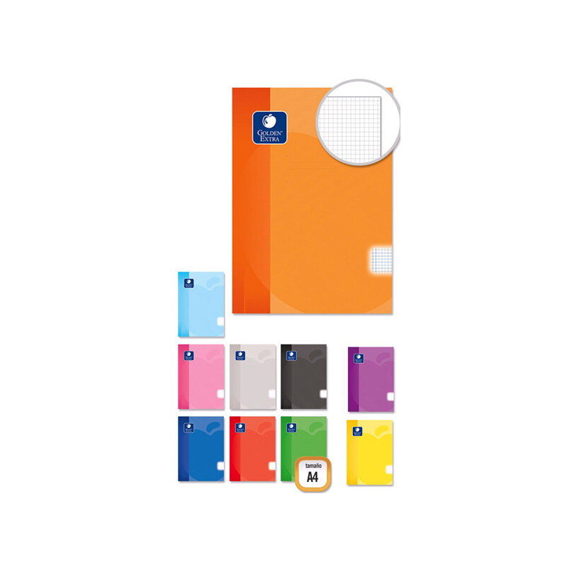 Golden Libreta A4 90 G/M² Cuadriculada Surtido
