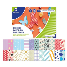 Block De Cartulinas Doble Cara Bismark