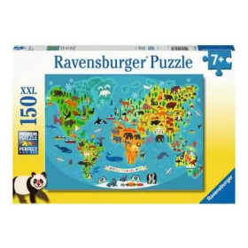 Puzzle Globo De Los Animales 150 Pcs Xxl