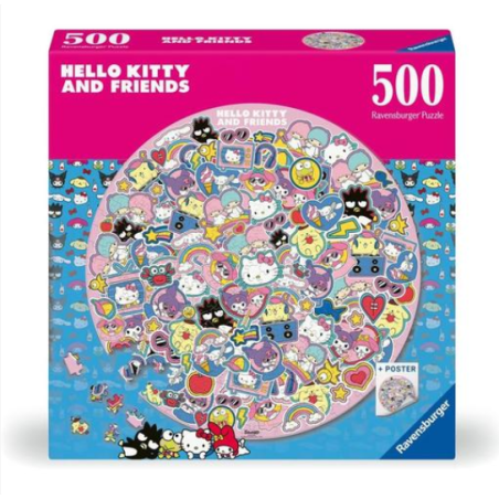 Puzzle Hello Kitty Circular 500 Pcs