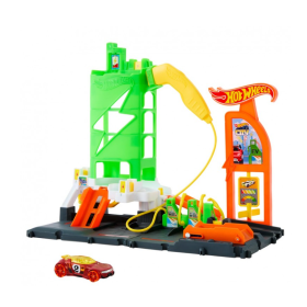 Hot Wheels Super Estación Gasolinera De Mattel 2