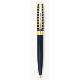 Bolígrafo Daniel Azul Marino Y Dorado 2