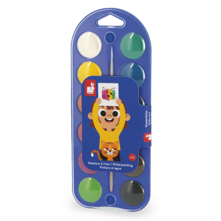 Pintura Al Agua Janod 12 Colores