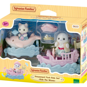 Sylvanian Families Creme Y Erin En Tren Y Avión De Sylvanian Families
