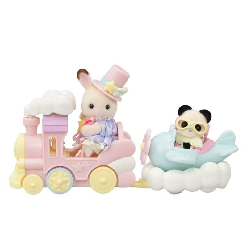 Sylvanian Families Puffy Y Cara Surcan Las Olas