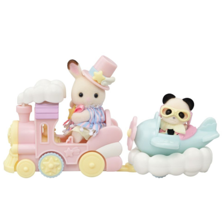Sylvanian Families Puffy Y Cara Surcan Las Olas