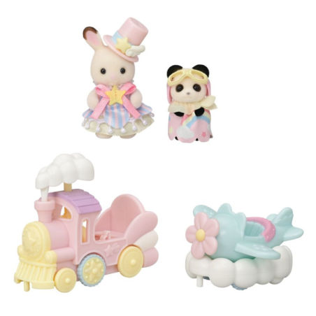 Sylvanian Families Puffy Y Cara Surcan Las Olas