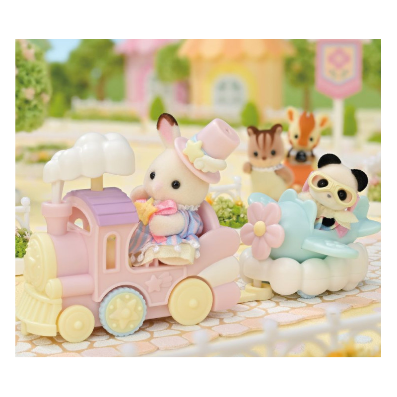 Sylvanian Families Puffy Y Cara Surcan Las Olas