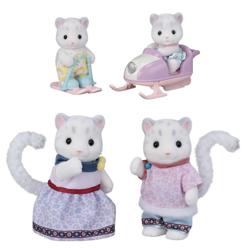 Sylvanian Families Familia Leopardo De Las Nieves