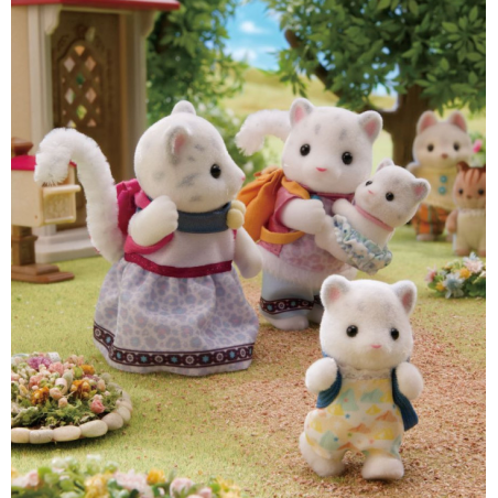 Sylvanian Families Familia Leopardo De Las Nieves