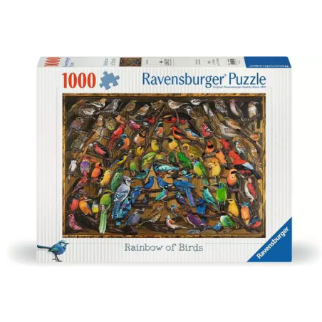 Puzzle Arcoiris De Pájaros 1000 Pcs
