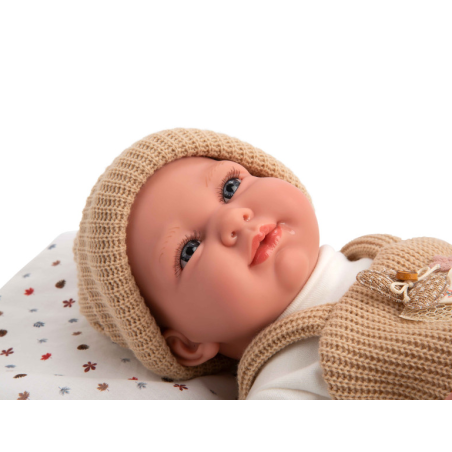 Muñeca Arias Elegance Cris Beige Con Saco De Dormir