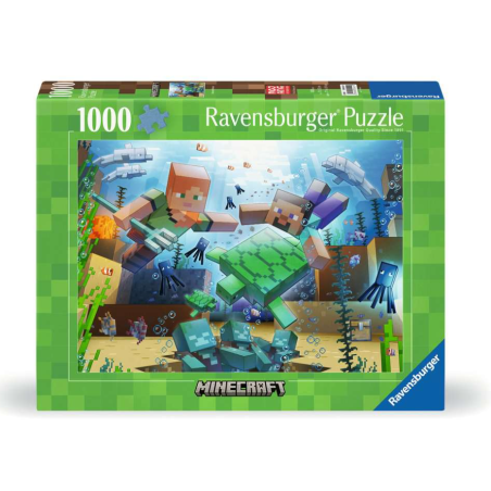 Puzzle Minecraft Mosaico 1000 Pzs De Ravensburger