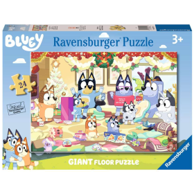 Puzzle Gigante Bluey Navidad 24 Pzs De Ravensburger
