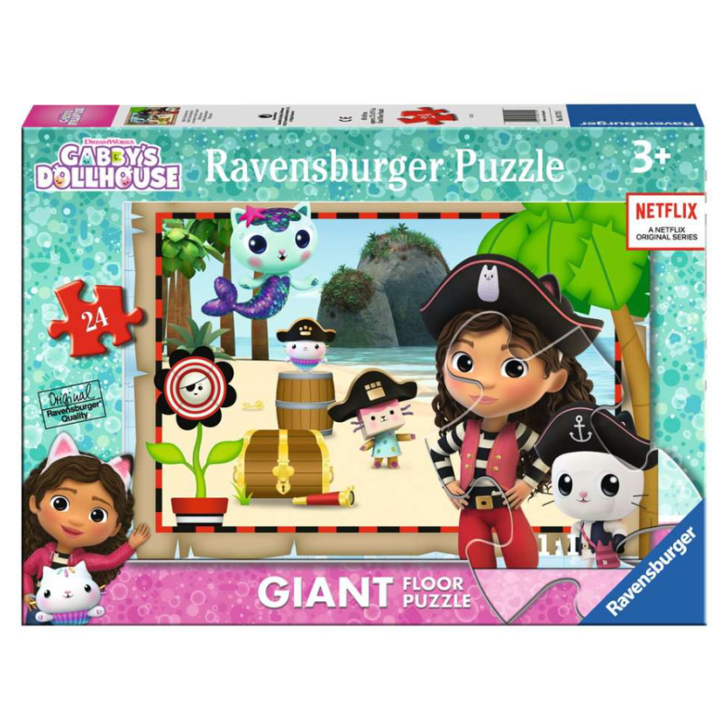 Puzzle Giant Floor La Casa De Muñecas De Gaby 24 Pzs De Ravensburger