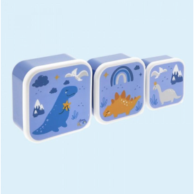 Set 2 Cajitas De Almuerzo Infantil Dinos