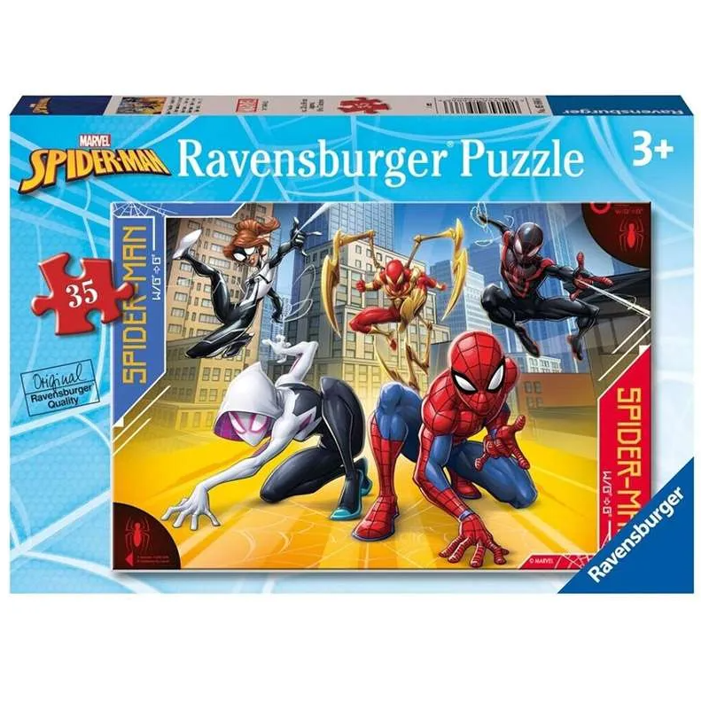 Puzzle Spiderman 35 Pzs De Ravensburger