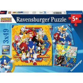 Puzzle Sonic 3x49 Pzs De Ravensburger