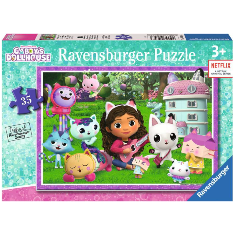 Puzzle Casa De Muñecas De Gabby 35 Pzs De Ravensburger