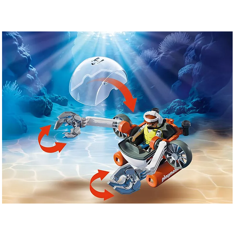 Playmobil Búsqueda Del Tesoro Con Submarino