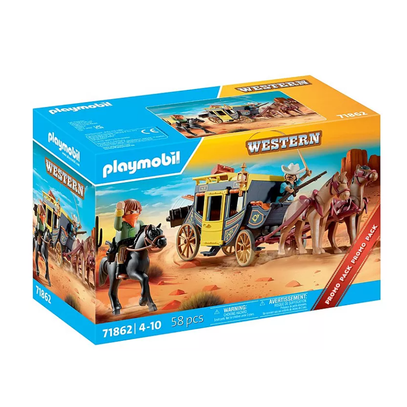 Playmobil Diligencia Del Salvaje Oeste De Playmobil