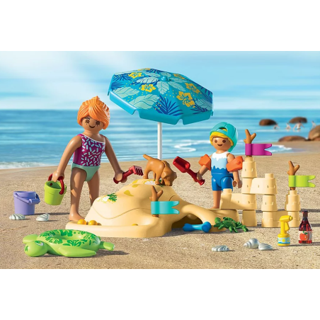Playmobil Diversión Familiar En La Playa