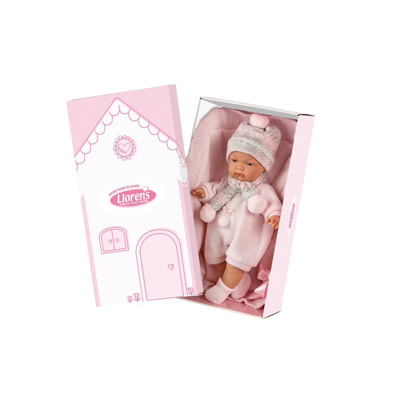 Muñeca Llorens Joelle Llorona Toquilla Rosa