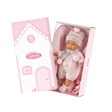 Muñeca Llorens Joelle Llorona Toquilla Rosa