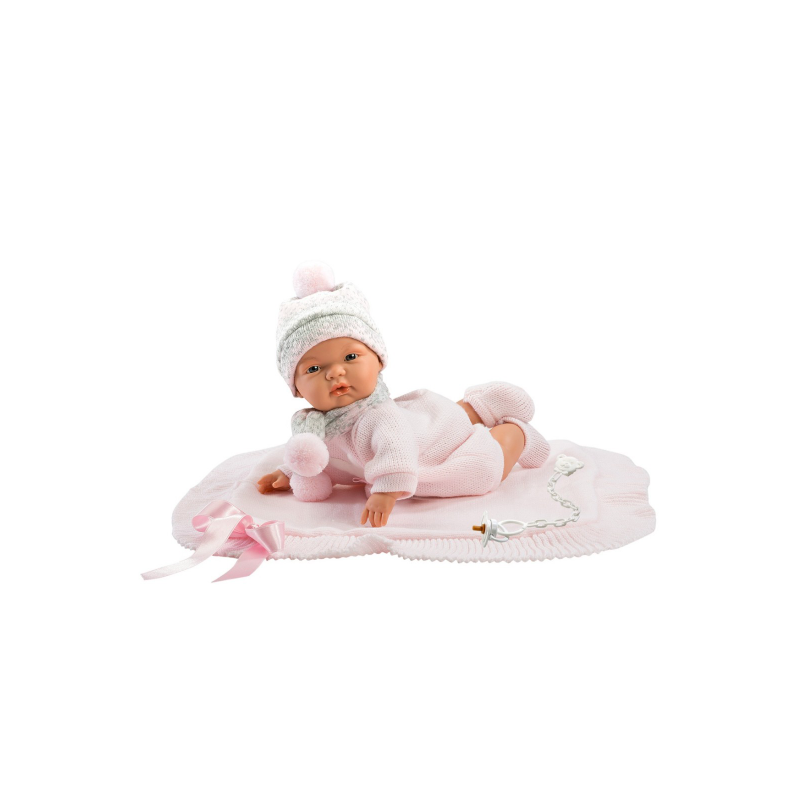 Muñeca Llorens Joelle Llorona Toquilla Rosa