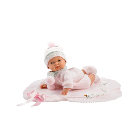 Muñeca Llorens Joelle Llorona Toquilla Rosa