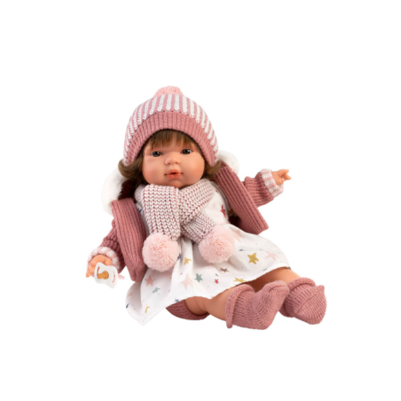 Muñeca Llorens Lola Llorona Rosa 38 Cm